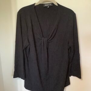 JONES NEW YORK:  Black T-Shirt